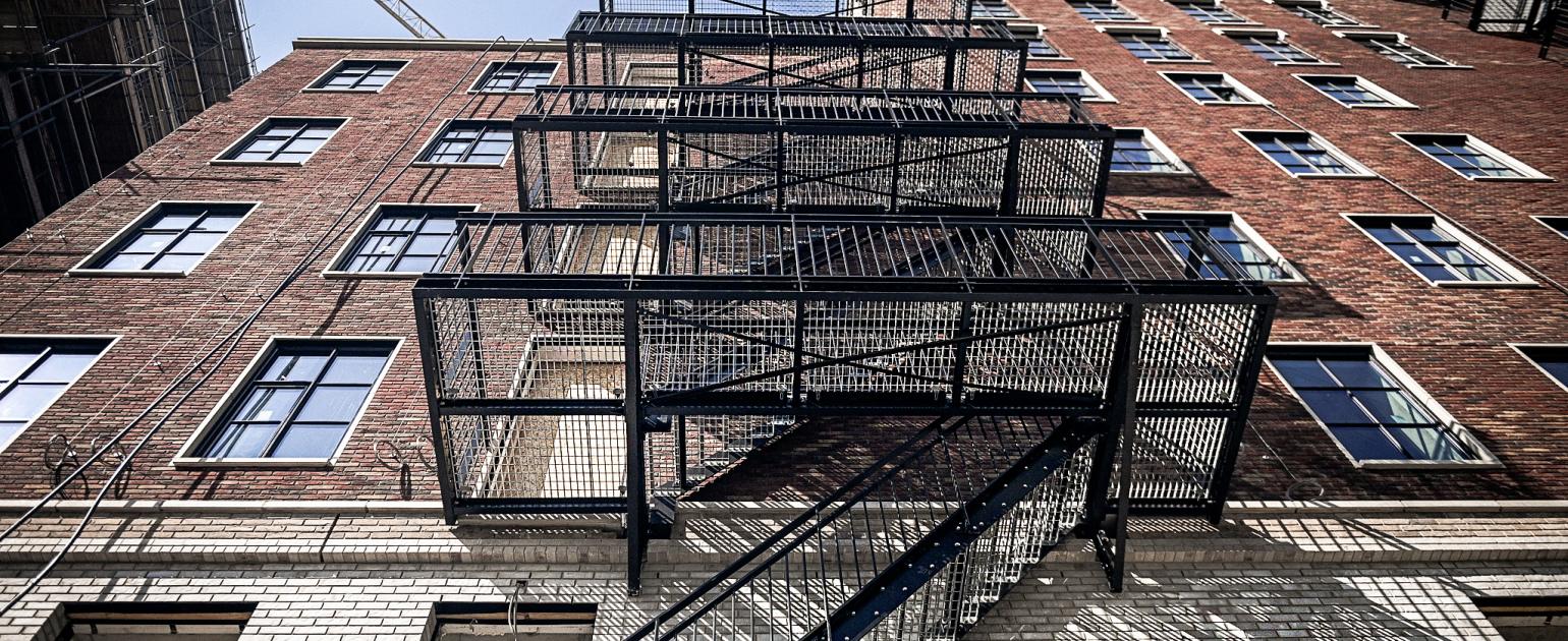Staco steel rosters balcony stairs Rotterdam